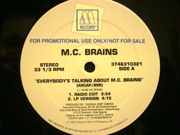 画像1: M.C. BRAINS / EVERYBODY'S TALKING ABOUT M.C. BRAINS (1)