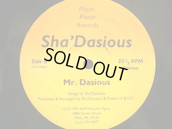 画像2: SHA’DASIOUS / IMA PUT MY THING DOWN / MR. DASIOUS (2)