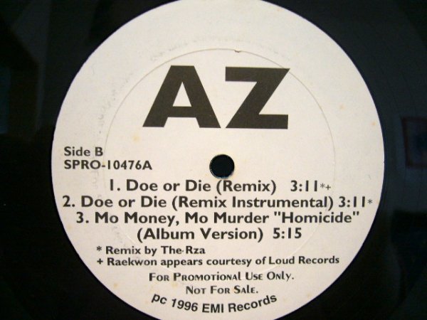 画像2: AZ / DOE OR DIE (PROMO) (2)