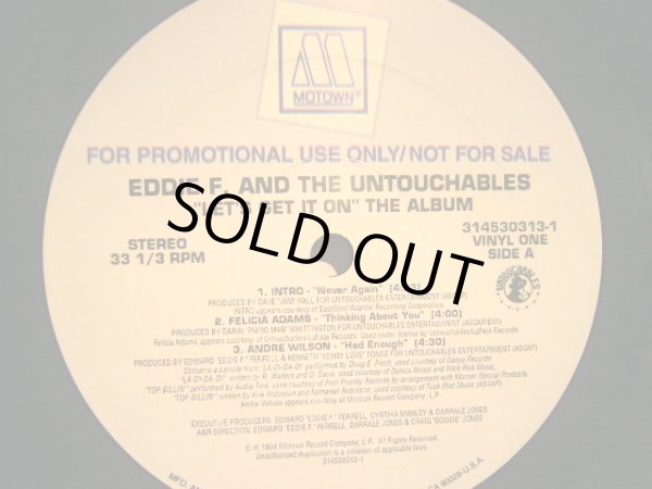 画像3: EDDIE F. AND THE UNTOUCHABLES / "LET’S GET IT ON” THE ALBUM (2LP) (3)