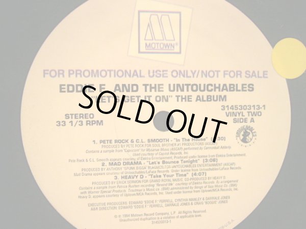 画像5: EDDIE F. AND THE UNTOUCHABLES / "LET’S GET IT ON” THE ALBUM (2LP) (5)