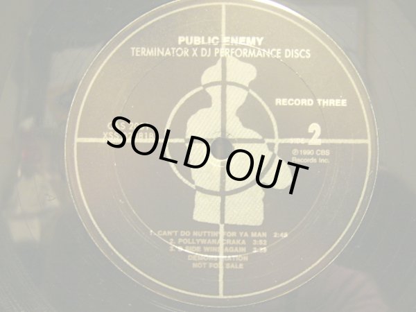 画像8: PUBLIC ENEMY / FEAR OF A BLACK PLANET (Terminator X DJ Performance Discs)12" × 3 (8)
