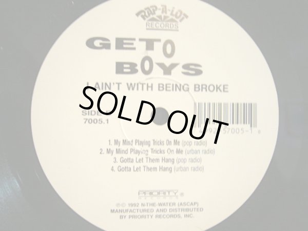 画像2: GETO BOYS / I AIN’T WITH BEING BROKE (2)