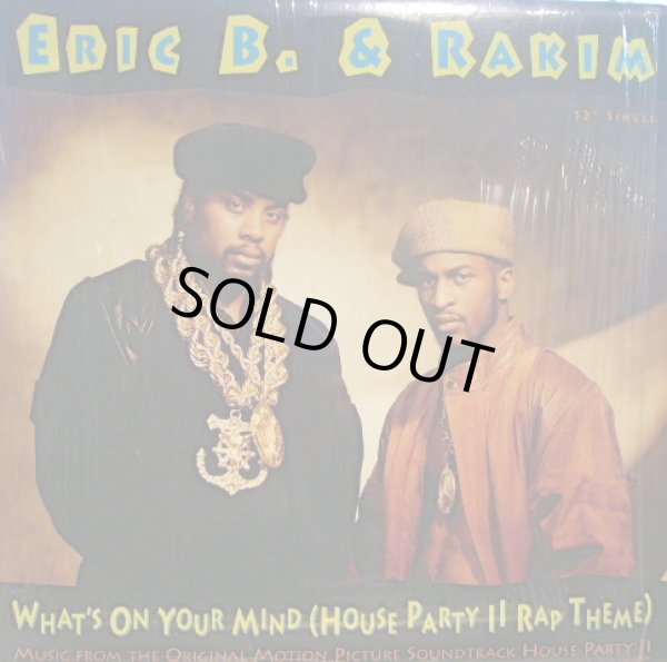 画像1: ERIC B. & RAKIM / WHAT'S ON YOUR MIND  (1)