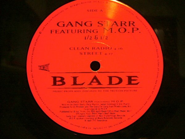 画像1: GANG STARR feat. M.O.P. / 1/2 & 1/2 (1)