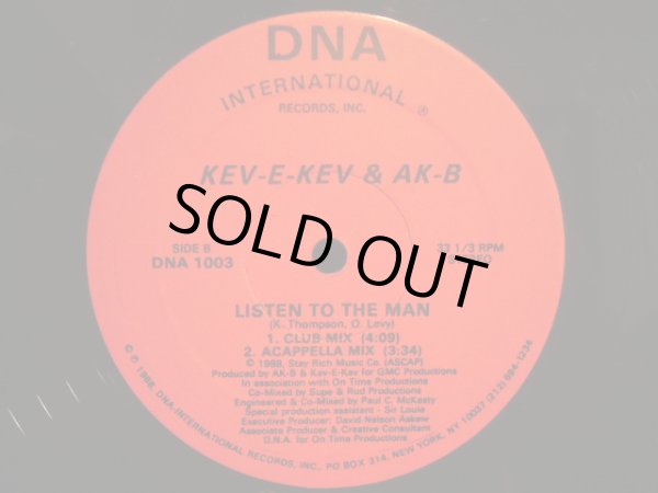 画像2: KEV-E-KEV & AK-B / LISTEN TO THE MAN (2)