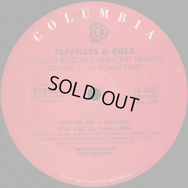 画像5: CLIVILLES & COLE / GREATEST REMIXES VOLUME 1 (DJ BONUS PACK) (5)