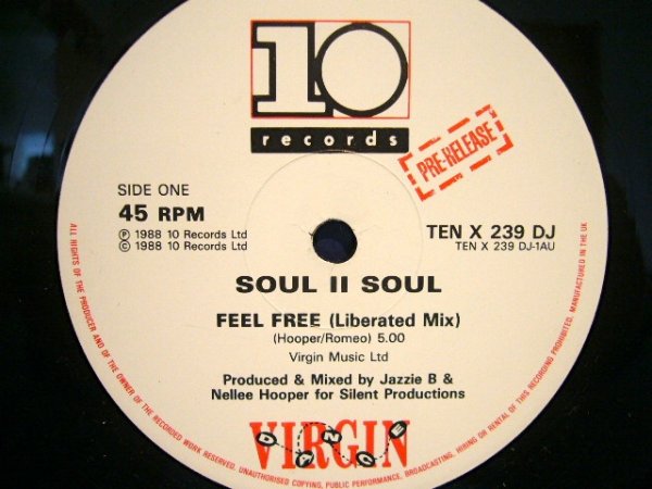 画像1: SOUL II SOUL / FEEL FREE (Liberated Mix) (1)