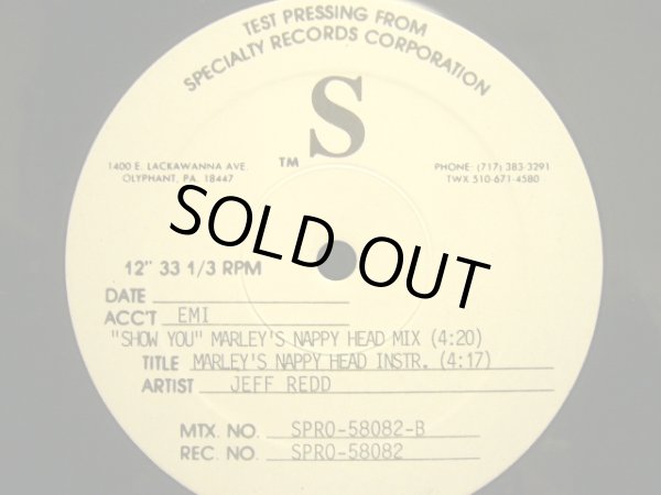 画像2: JEFF REDD / SHOW YOU (TESTPRESS) (2)