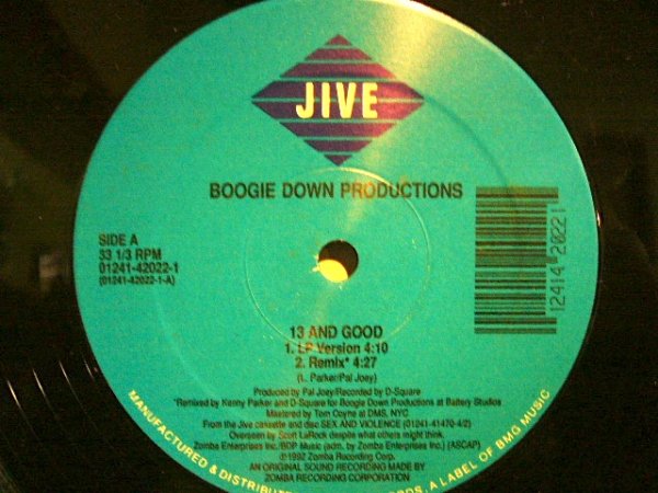 画像1: BOOGIE DOWN PRODUCTIONS / 13 AND GOOD (1)