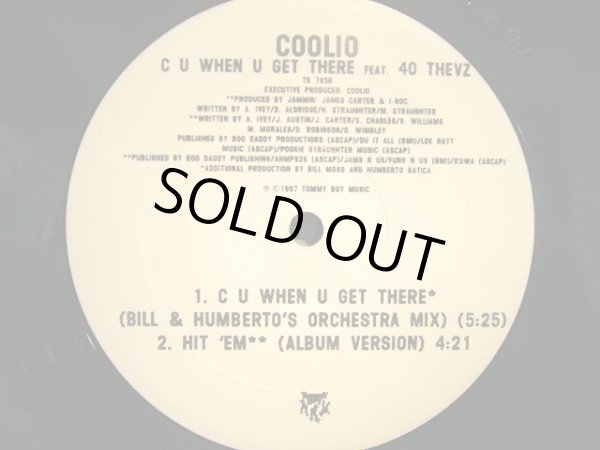 画像2: COOLIO / C U  WHEN U GET THERE Feat. 40 THEVZ (2)