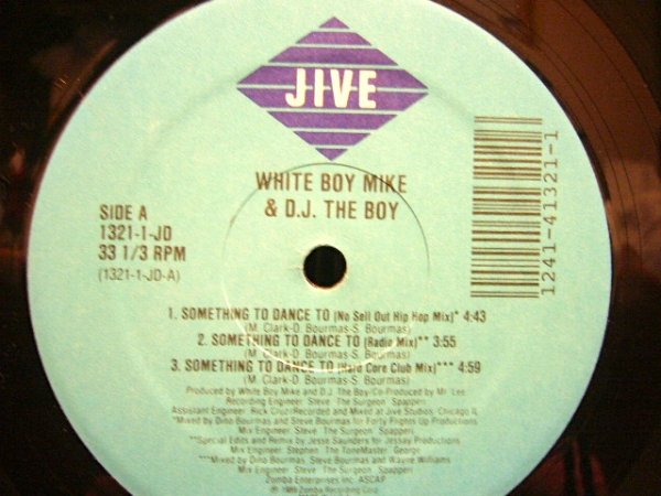 画像1: WHITE BOY MIKE & D.J. THE BOY / SOMETHING TO DANCE TO (1)