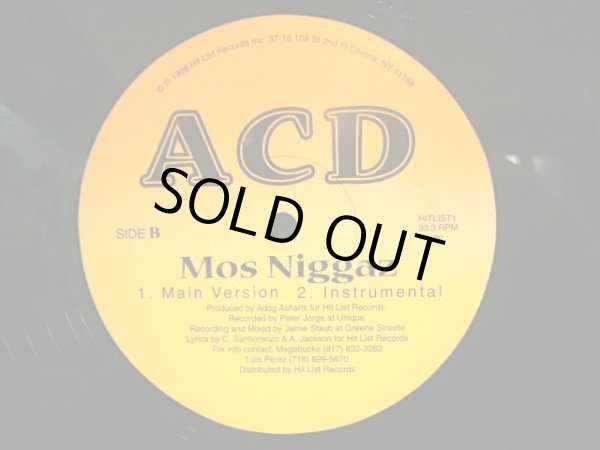 画像2: ACD / IN THE CITY / MOS NIGGAZ (2)