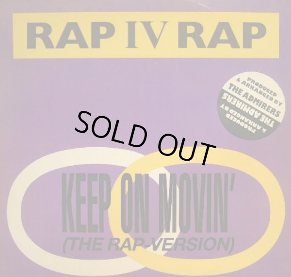 画像1: RAP VI RAP / KEEP ON MOVIN’ (THE RAP-VERSION) (1)