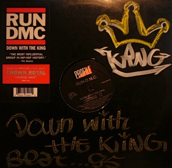 画像1: RUN-D.M.C. / DOWN WITH THE KING (PROMO) (1)