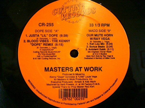 画像1: MASTERS AT WORK / JUSTA “LIL” DOPE / OUR MUTE HORN (1)