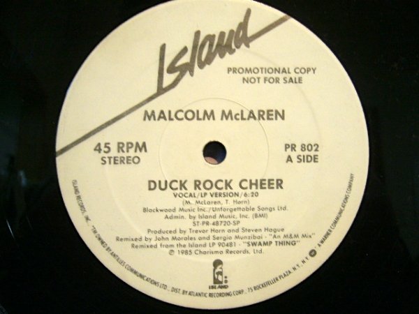 画像1: MALCOLM McLAREN / DUCK ROCK CHEER (1)