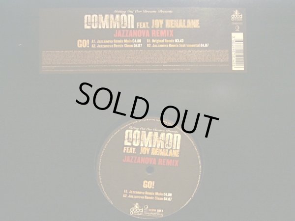 画像1: COMMON Feat. JOY DENALANE / GO! (JAZZANOVA REMIX) (1)
