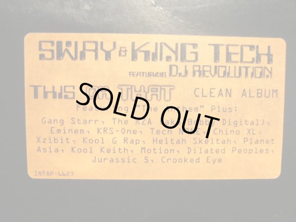 画像2: SWAY & KING TECH / THIS OR THAT (2LP) (2)