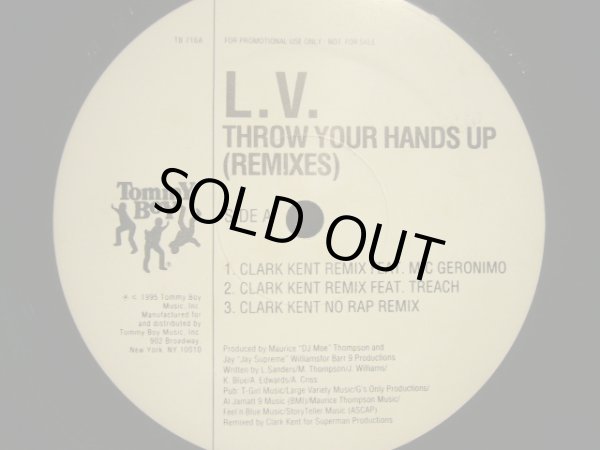 画像1: L.V. / THROW YOUR HANDS UP (REMIXES) (1)
