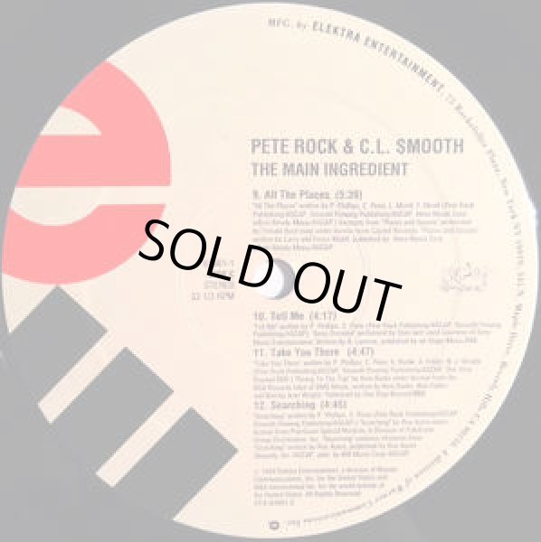 画像3: PETE ROCK & C.L. SMOOTH / THE MAIN INGREDIENT (US-2LP) (3)