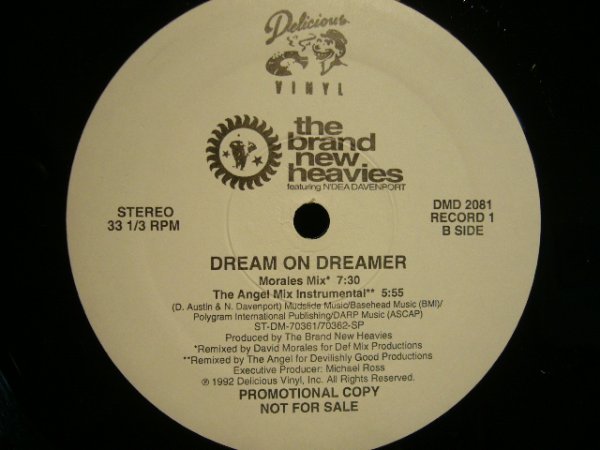 画像3: THE BRAND NEW HEAVIES / DREAM ON DREAMER ( PROMO 2×12”) (3)