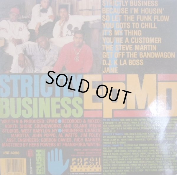画像2: EPMD / STRICTLY BUSINESS (LP) (2)