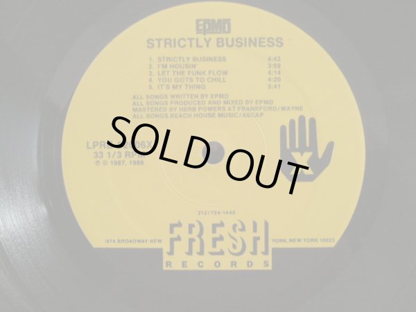 画像3: EPMD / STRICTLY BUSINESS (LP) (3)