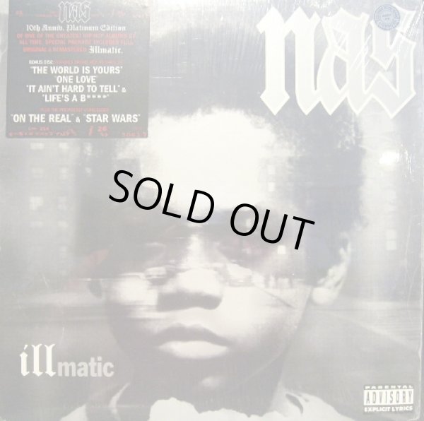 画像1: NAS / 10 YEAR ANNIVERSARY ILLMATIC PLATINUM SERIES (2LP) (1)