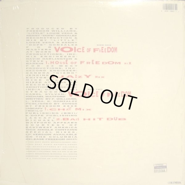 画像2: FREEDOM WILLIAMS / VOICE OF FREEDOM (2)
