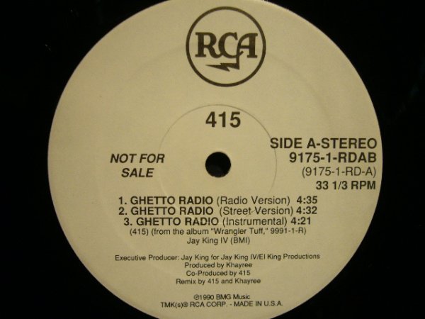 画像3: 415 / GHETTO RADIO (3)