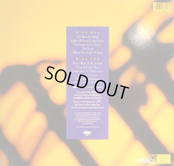 画像2: LUTHER BANDROSS / POWER OF LOVE (LP) (2)