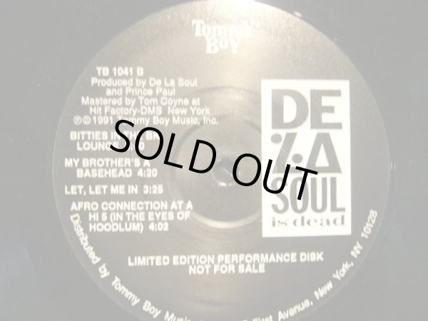 画像6: DE LA SOUL / DE LA SOUL IS DEAD (SPECIAL LIMITED EDITION) 2LP (6)