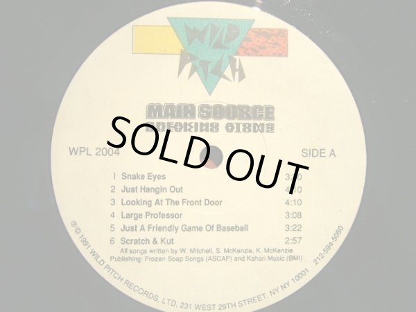 画像3: MAIN SOURCE / BREAKING ATOMS  (US-LP) (3)