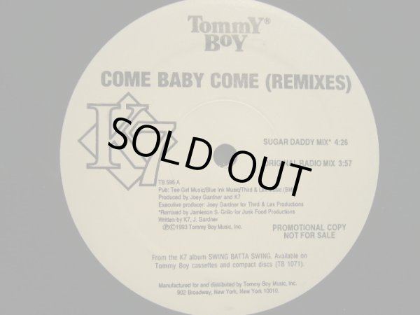 画像1: K7 / COME BABY COME (REMIXES) (1)