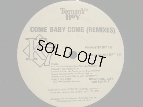 画像2: K7 / COME BABY COME (REMIXES) (2)