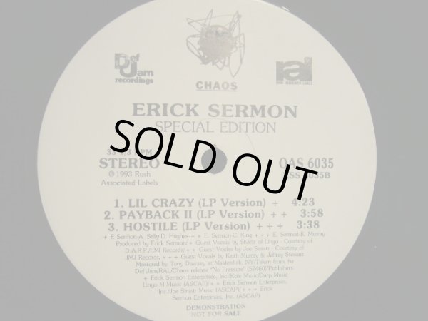 画像2: ERIC SERMON / SPECIAL EDITION (EP) (2)