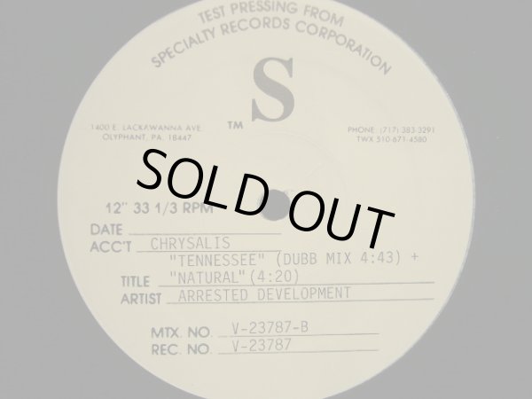 画像2: ARRESTED DEVELOPMENT / TENNESSEE (TESTPRESS) (2)
