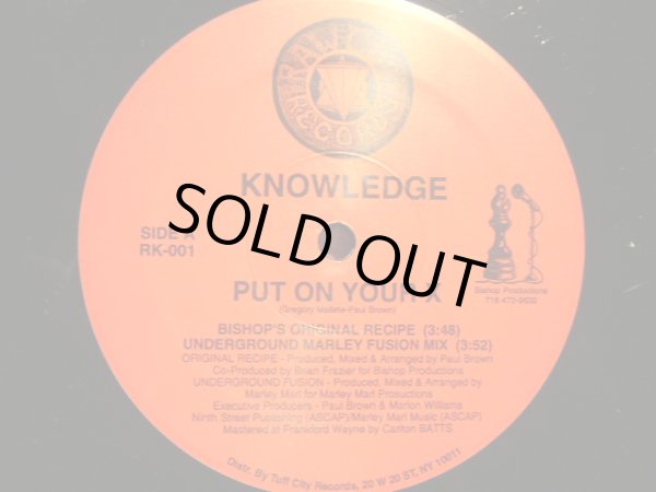 画像1: KNOWLEDGE / PUT ON YOUR X (1)