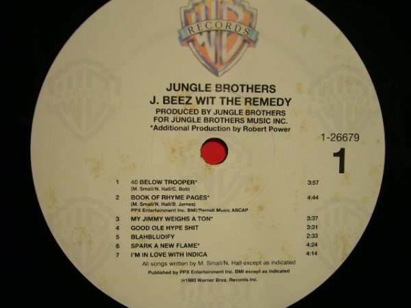 画像2: JUNGLE BROTHERS / J. BEEZ WIT THE REMEDY (LP) (2)