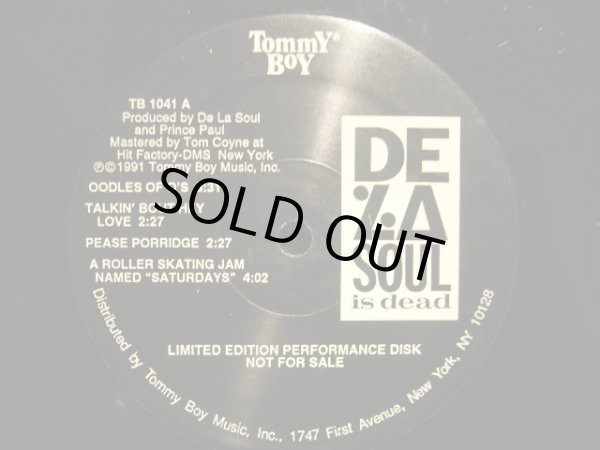 画像6: DE LA SOUL / DE LA SOUL IS DEAD (SPECIAL LIMITED EDITION) US-2LP (6)