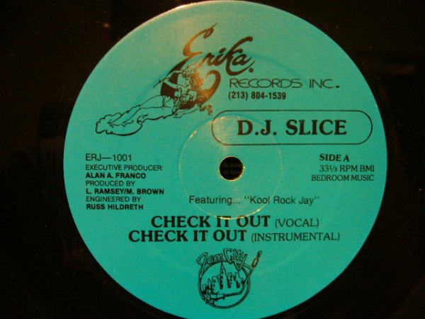 画像1: D.J. SLICE feat. KOOL ROCK JAY / CHECKIT OUT / SLICE IT UP (1)