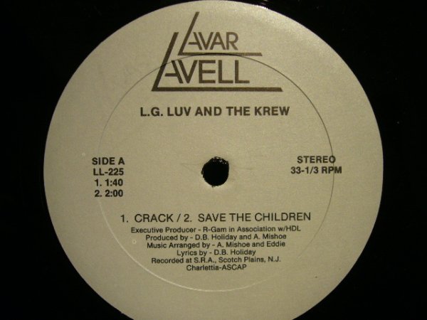 画像3: L.G. LUV AND THE KREW / CRACK! / SAVE THE CHILDREN (3)