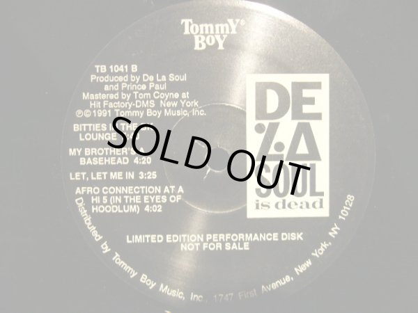 画像7: DE LA SOUL / DE LA SOUL IS DEAD (SPECIAL LIMITED EDITION) US-2LP (7)