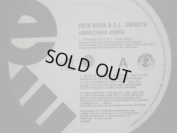 画像1: PETE ROCK & C.L. SMOOTH / UNRELEASED JOINTS  (JPN-¥1000) (1)