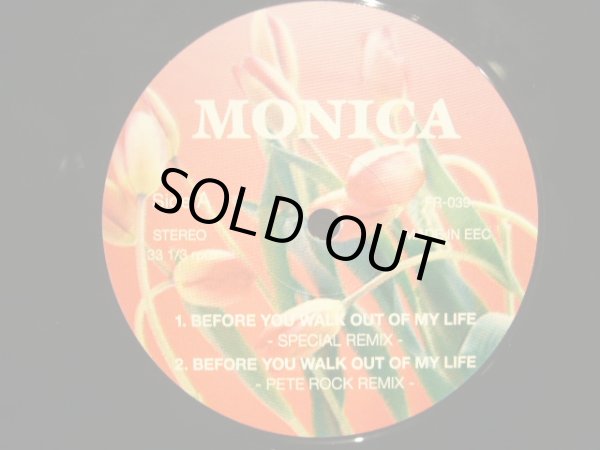 画像1: MONICA / BEFORE YOU WALK OUT OF MY LIFE (SPECIAL REMIX) (1)