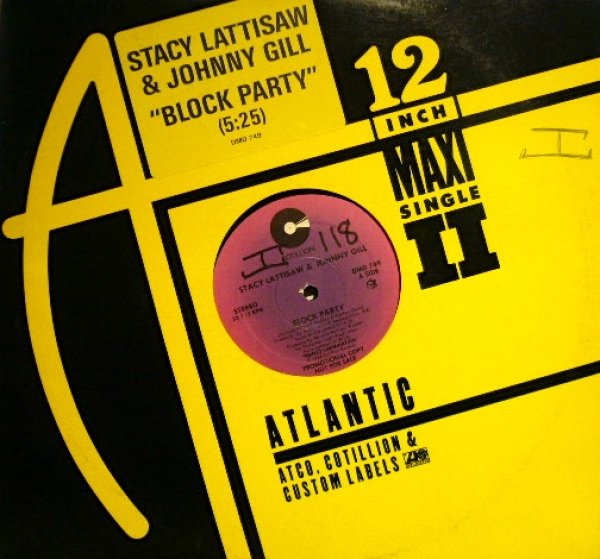 画像1: STACY LATTISAW & JOHNNY GILL / BLOCK PARTY (1)