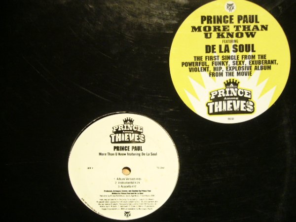 画像1: PRINCE PAUL / MORE THAN U KNOW feat. DE LA SOUL (1)