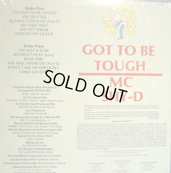 画像2: MC-SHY-D / GOT TO BE TOUGH  (LP) (2)