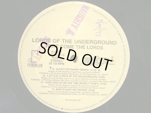 画像7: LORDS OF THE UNDERGROUND / HERE COME THE LORDS (2LP) (7)